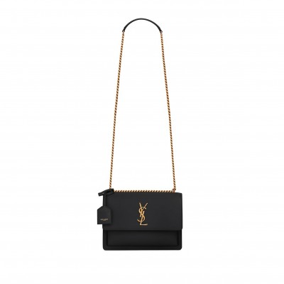 YSL SUNSET MEDIUM IN SMOOTH LEATHER 442906D420W1000 (22*16*6.5cm)